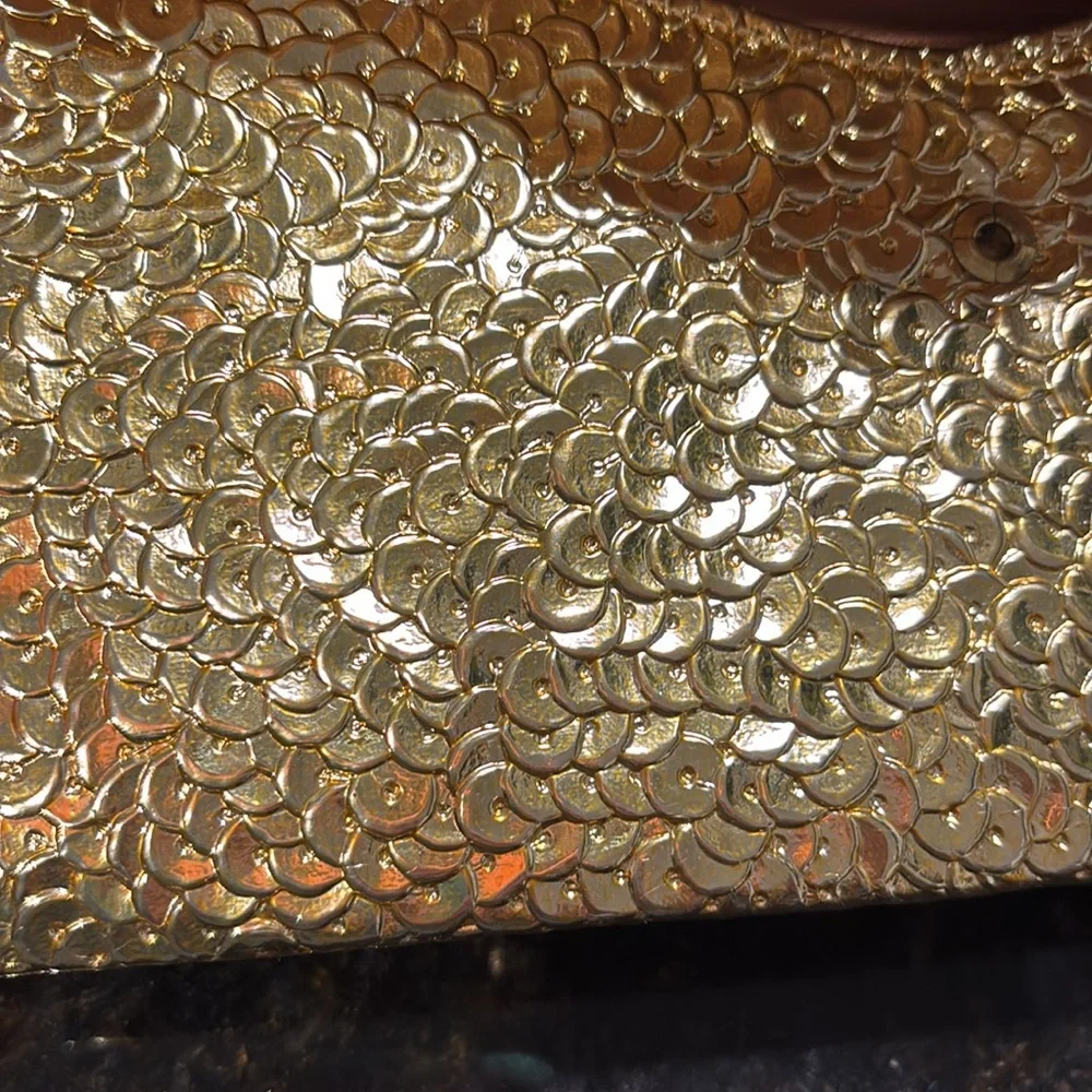 Gold Clutch Bag